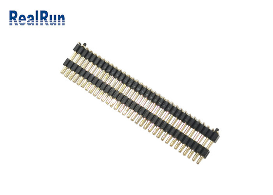 Homem 2X33p do flash 1.0mm Pin Header Connector SMT do ouro de PA6T com plástico duplo da camada do cargo