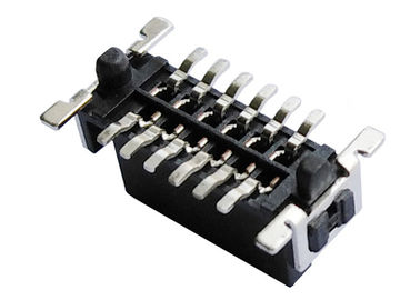 Placa chapeada ouro de SMT para embarcar a montagem horizontal da fileira dupla do conector 1.27mm