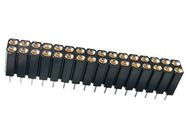 tipo fêmea redondo do MERGULHO do encabeçamento do Pin de 2.54mm em linha reta para o equipamento médico