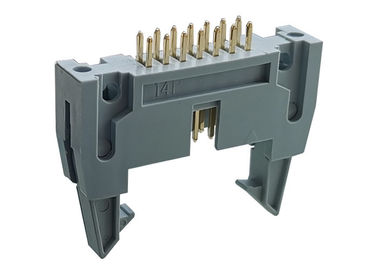 O Pin 14 encobriu a resistência de isolação material do flash PBT do ouro do conector do encabeçamento
