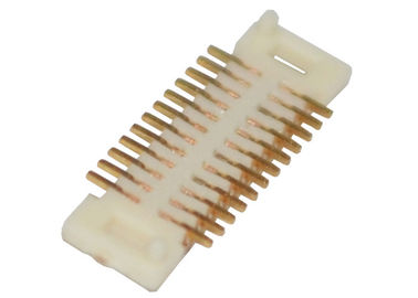 conector do encabeçamento do PWB da C.C. 500V do Pin do conector 24 do passo PA6T BTB de 0.5A 0.5mm