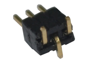 Tipo vertical de SMT da montagem do conector 1.27mm do encabeçamento da fileira do Pin do plástico 3 único