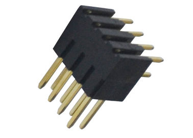 isolador PA6T 3A de 2.54mm 500VAC Pin Header Connector Right Angle