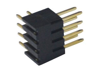 isolador PA6T 3A de 2.54mm 500VAC Pin Header Connector Right Angle