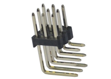 Conector do encabeçamento do Pin do ângulo direito 2,54 milímetros