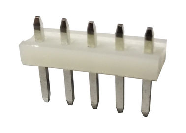 180 conector de Pin 3,96 milímetro do conector 5 do encabeçamento do Pin da fileira do grau único X 3,2 milímetros