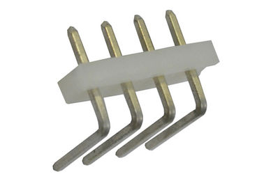 Placa de 4 Pin para embarcar encabeçamento do Pin da fileira do encabeçamento o ângulo direito do único através do furo