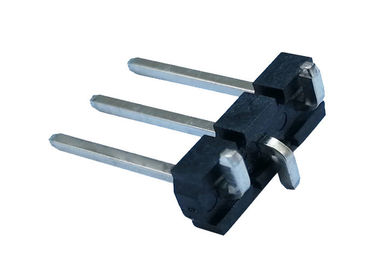 Tipo passo de SMT do conector do encabeçamento do Pin da fileira de 3 Pin único do preto 5.08x2.5mm