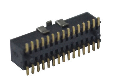 Conector fêmea do Pin da fileira de superfície 30 do dobro do encabeçamento do Pin da montagem com tipo do TAMPÃO