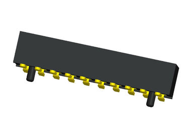 Em linha reta fêmea do conector do encabeçamento de 20 Pin tipo fileira 1.0X2.1mm de 180 graus do dobro