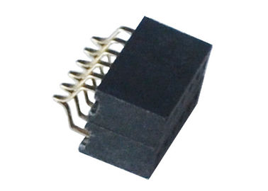 Escolha/tipo horizontal fêmea de SMT do conector de Pin 6 do encabeçamento 1.27mm fileira do dobro