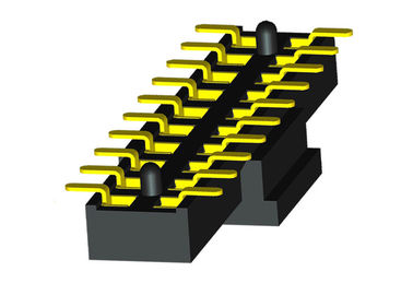 20 passo fêmea preto da fileira 2.0mm do dobro do conector do encabeçamento do Pin com TAMPÃO