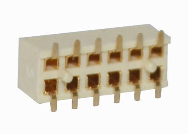 12 do passo fêmea do conector 2.0mm do PWB do conector do encabeçamento do Pin tipo duplo de SMT da fileira
