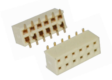 12 do passo fêmea do conector 2.0mm do PWB do conector do encabeçamento do Pin tipo duplo de SMT da fileira