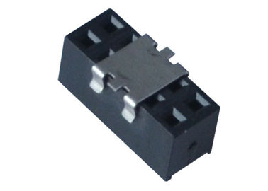 Encabeçamento fêmea de 10 Pin conector duplo do encabeçamento da fileira do passo de 2,0 milímetros 180 graus