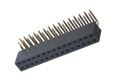 Resistência de fogo fêmea do Pin do conector 30 do encabeçamento do ângulo direito para a eletrônica