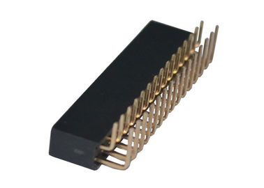 Resistência de fogo fêmea do Pin do conector 30 do encabeçamento do ângulo direito para a eletrônica