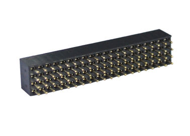 fileira fêmea do conector quatro do encabeçamento do Pin reto de 2.0mm liga de cobre de 180 graus