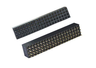 fileira fêmea do conector quatro do encabeçamento do Pin reto de 2.0mm liga de cobre de 180 graus