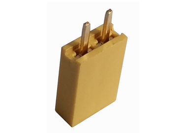 Placa do PWB 2,54 encabeçamento do Pin da fileira 16 do conector fêmea milímetros de tipo reto do único