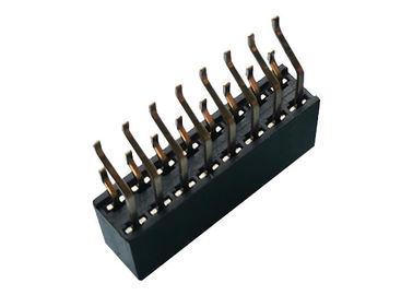 Tipo fêmea 16 Pin do conector 2.54mm SMT do encabeçamento da fileira dobro com horizontal