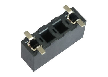 Tipo fileira fêmea de SMT do conector 3.96mm do encabeçamento do Pin única através do plástico do furo