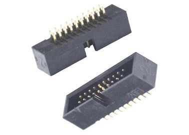 fio de superfície da montagem de 1.27mm para embarcar o flash do ouro do conector fileiras de 180 graus dois