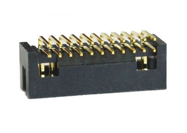 Ângulo direito 1.0AMP do passo de alta temperatura do conector 1.27mm do encabeçamento do PWB