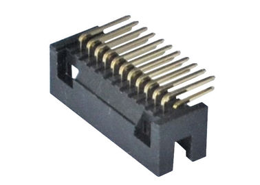 Ângulo direito 1.0AMP do passo de alta temperatura do conector 1.27mm do encabeçamento do PWB