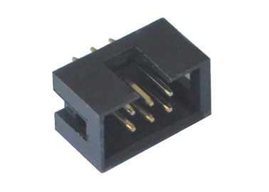 180 tipo reto do Pin do passo 6 do MERGULHO 2.54mm do conector do encabeçamento da caixa do grau