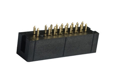 O grande Pin 20 atual do conector 2.54mm do encabeçamento da caixa esvazia 2 que o Pin enegrece em linha reta