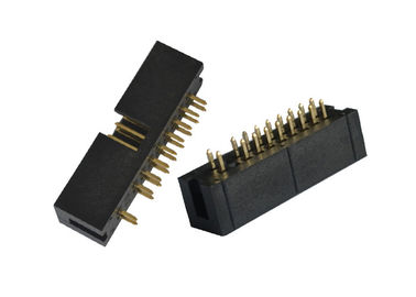 O grande Pin 20 atual do conector 2.54mm do encabeçamento da caixa esvazia 2 que o Pin enegrece em linha reta