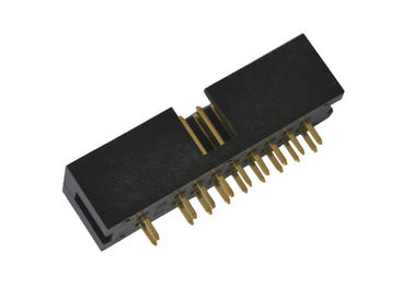 O grande Pin 20 atual do conector 2.54mm do encabeçamento da caixa esvazia 2 que o Pin enegrece em linha reta