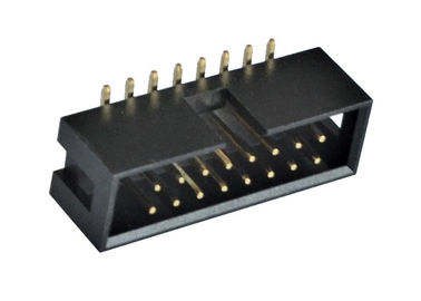 Tipo masculino PBT de SMT do passo do conector 2.54mm do encabeçamento da caixa/isolador de PA6T material
