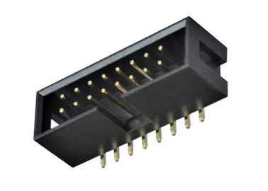 Tipo masculino PBT de SMT do passo do conector 2.54mm do encabeçamento da caixa/isolador de PA6T material