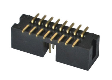 Tipo masculino PBT de SMT do passo do conector 2.54mm do encabeçamento da caixa/isolador de PA6T material