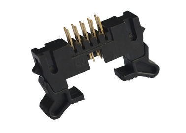 furo vertical da calha do Pin do conector longo 10 do encabeçamento da placa de circuito da trava 3A