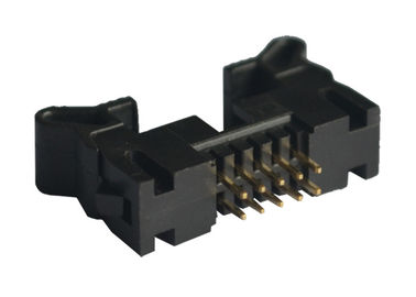 furo vertical da calha do Pin do conector longo 10 do encabeçamento da placa de circuito da trava 3A