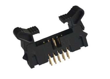 furo vertical da calha do Pin do conector longo 10 do encabeçamento da placa de circuito da trava 3A