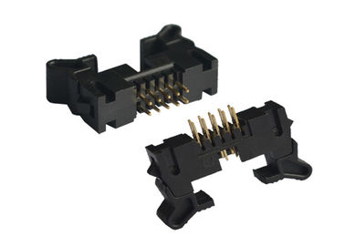 furo vertical da calha do Pin do conector longo 10 do encabeçamento da placa de circuito da trava 3A