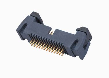 Pin 20 curto encoberto reto da trava 2.54mm da fileira dupla do conector do encabeçamento do Pin