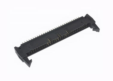 Conector encoberto de alta temperatura do encabeçamento 2,54 Pin do passo 60 do milímetro 180 graus