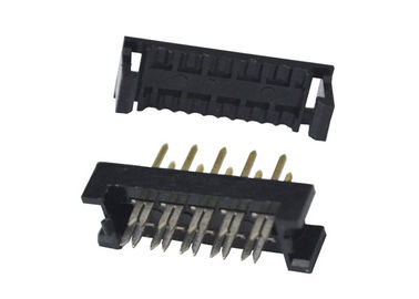 Materiais masculinos do contato do chapeamento do ouro/lata do conector fêmea do Pin Idc do encabeçamento 10
