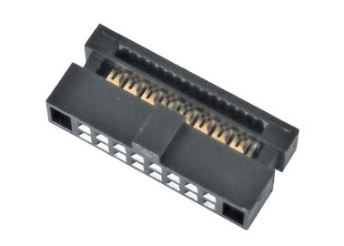 Ohm fêmea do conector 30m do Pin Heade do conector 16 do deslocamento da isolação de IDC