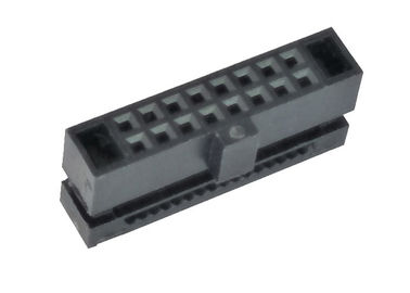 Ohm fêmea do conector 30m do Pin Heade do conector 16 do deslocamento da isolação de IDC