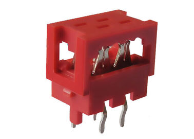 1,27 milímetros de fio masculino do encabeçamento do Pin do conector 4 do passo IDC para embarcar o soquete de IDC