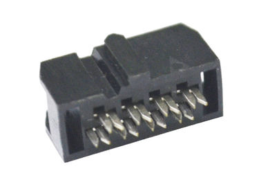 8 material fêmea dos conectores de fita 2.54mm da placa de circuito do fio do Pin IDC PBT