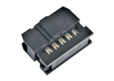Conectores de cabo fêmeas pretos da fita do computador do encabeçamento do conector 2.54mm de IDC