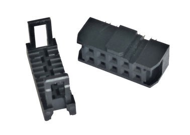 Conectores de cabo fêmeas pretos da fita do computador do encabeçamento do conector 2.54mm de IDC