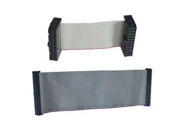 Material liso do PVC do Pin do passo 20 dos conjuntos de cabo 2.54mm da fita da placa IDC do PWB